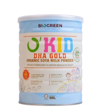 BIOGREEN O’KID ORGANIC SOYA MILK 800G