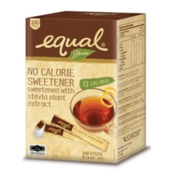 Equal Stevia Sweetener Stick 100's